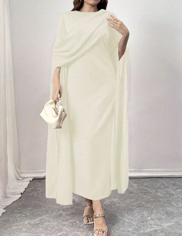 Rochie lunga SHEIN CURVE, crem