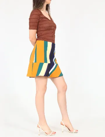 Fusta Zara, mix culori