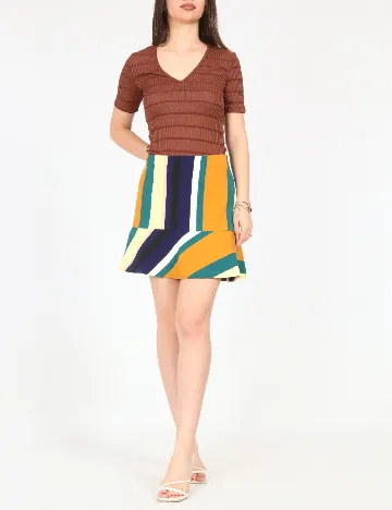 Fusta Zara, mix culori