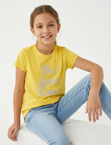 Tricou Zara, galben