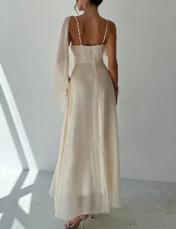 Rochie lunga SHEIN, crem