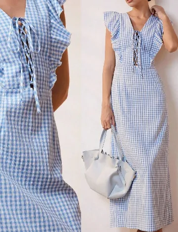 Rochie medie SHEIN, albastru