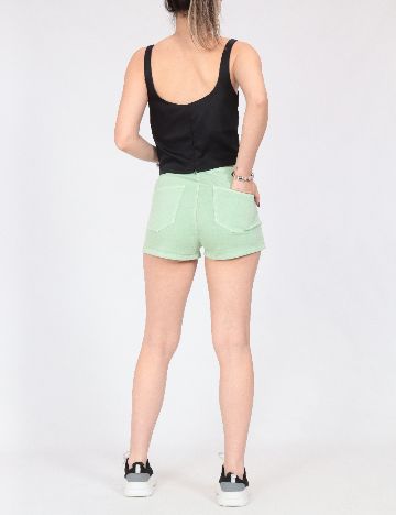 Pantaloni scurti Pull&Bear, verde