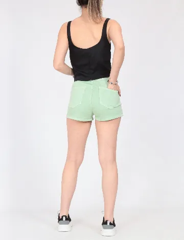 Pantaloni scurti Pull&Bear, verde