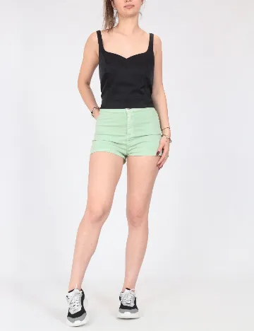 Pantaloni scurti Pull&Bear, verde