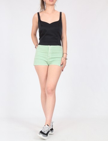 Pantaloni scurti Pull&Bear, verde