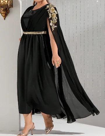 Rochie medie SHEIN CURVE, negru