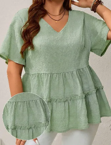Bluza Emery Rose Curve, verde