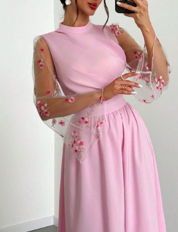 Rochie lunga SHEIN, roz