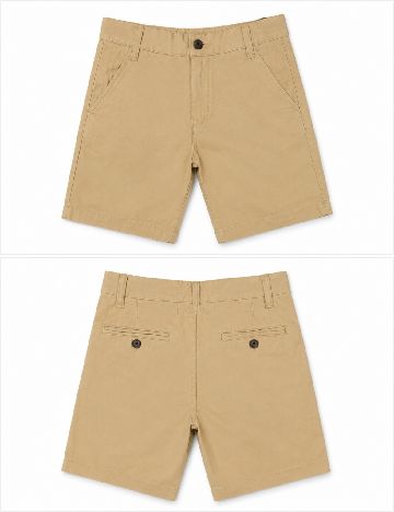 Pantaloni scurti Zara, maro