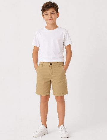 Pantaloni scurti Zara, maro