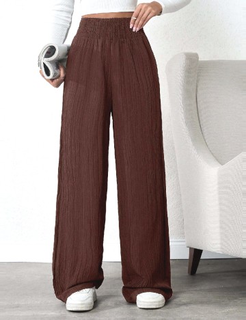 Pantaloni SHEIN, maro