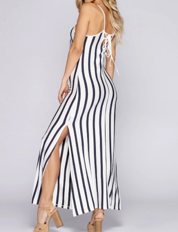 Rochie lunga Bershka, alb