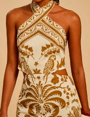 Rochie scurta SHEIN, crem