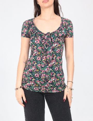 Tricou Zara, floral print