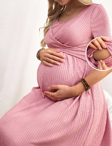 Rochie scurta SHEIN Maternity, roz