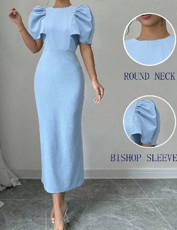 Rochie lunga SHEIN, albastru