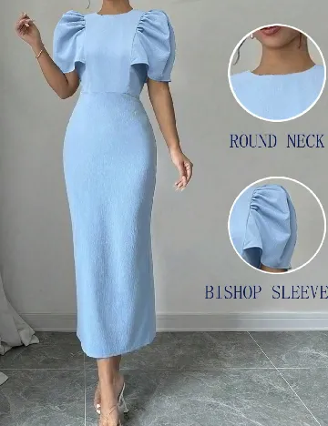 Rochie lunga SHEIN, albastru
