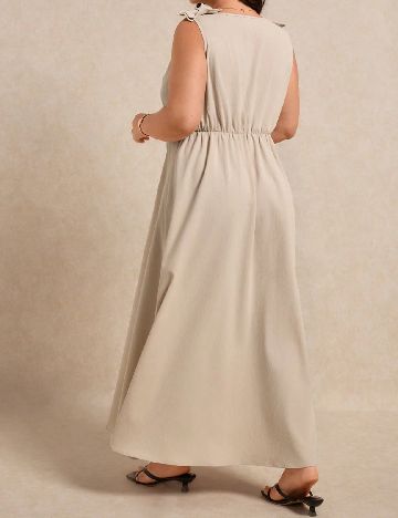 Rochie lunga SHEIN CURVE, crem