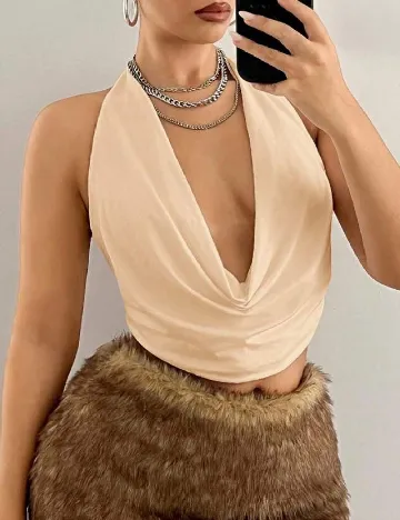 Top SHEIN, crem