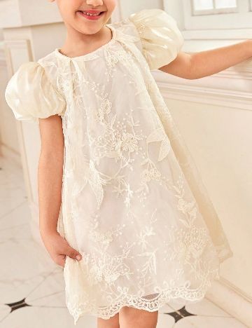 Rochie Shein Kids, crem
