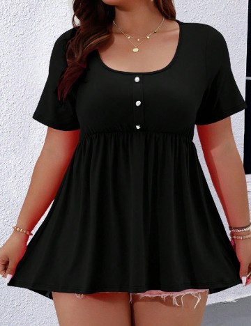Bluza SHEIN CURVE, negru