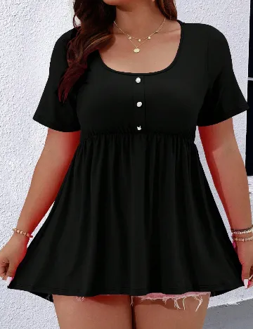 Bluza SHEIN CURVE, negru