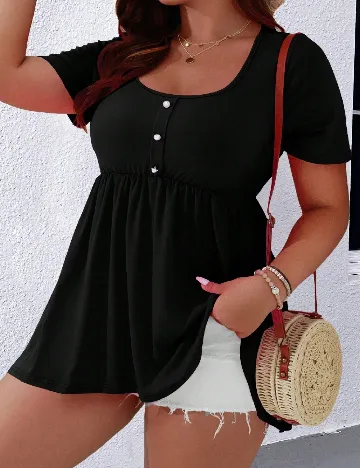 Bluza SHEIN CURVE, negru