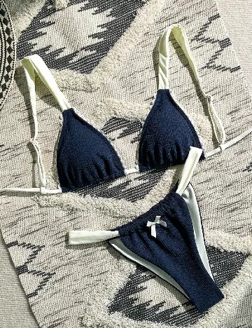 Costum de baie SHEIN, bleumarin