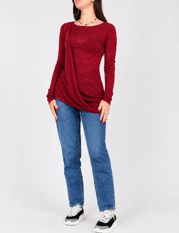 Bluza Bershka, rosu