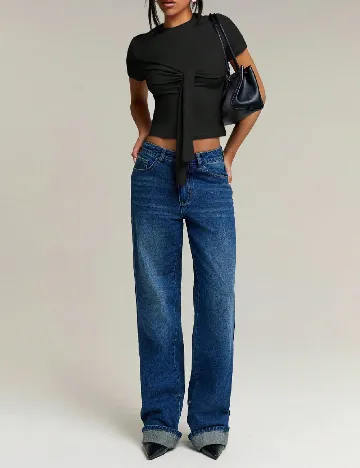 Top SHEIN, negru