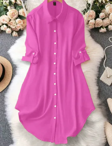 Rochie scurta SHEIN, roz