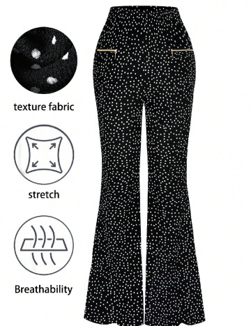 Pantaloni SHEIN CURVE, negru