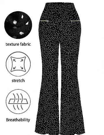 Pantaloni SHEIN CURVE, negru