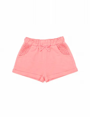 Pantaloni scurti Zara, roz