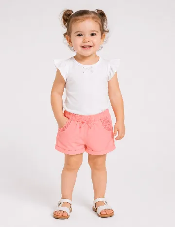 Pantaloni scurti Zara, roz