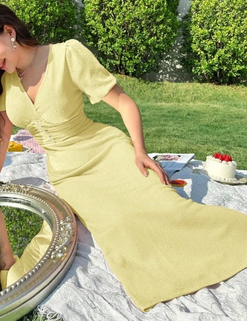 Rochie lunga SHEIN, galben
