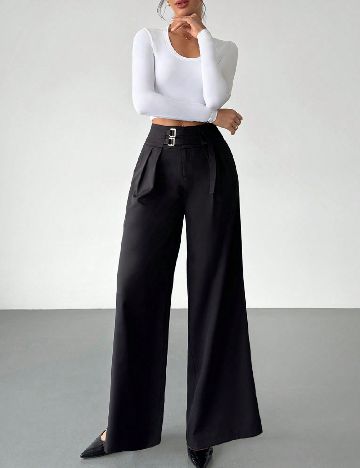 Pantaloni SHEIN, negru