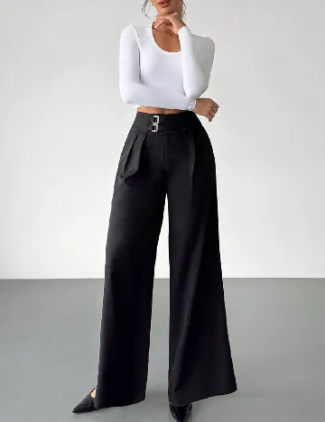 Pantaloni SHEIN, negru