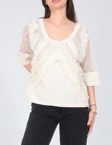 Bluza Zara, crem
