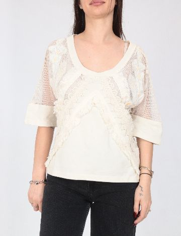 Bluza Zara, crem