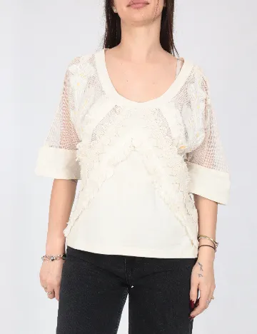 Bluza Zara, crem