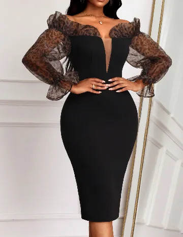 Rochie medie SHEIN, negru