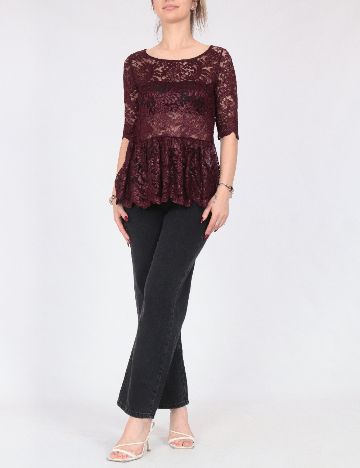 Bluza Zara, pruna