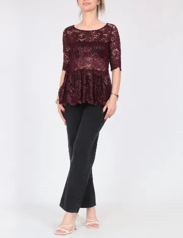 Bluza Zara, pruna