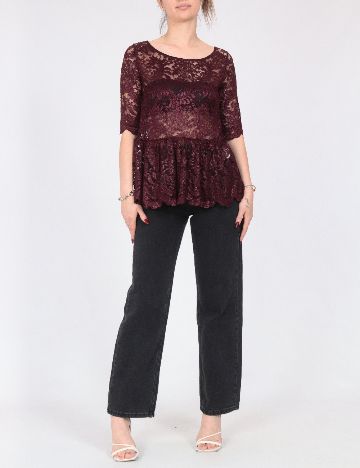 Bluza Zara, pruna