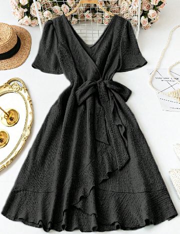 Rochie scurta SHEIN CURVE, negru
