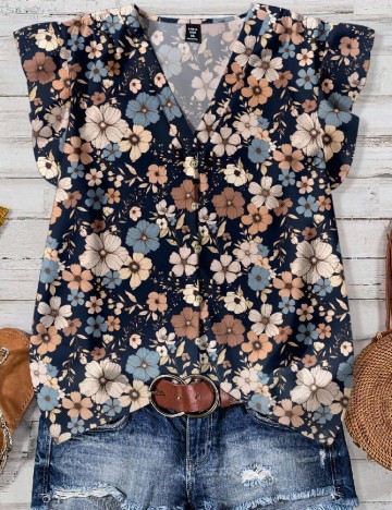 Bluza Emery Rose Curve, floral