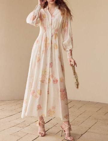 Rochie lunga MOTF, floral
