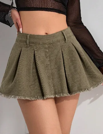 Fusta pantalon SHEIN, kaki